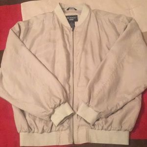 Vintage Silk Bomber Jacket
